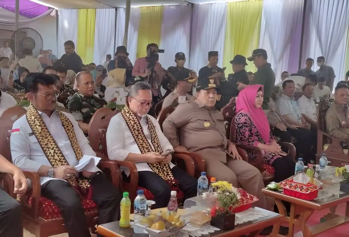 Bupati Tanggamus Dewi Handajani Memberi Sambutan Hangat kepada Menteri Perdagangan, Menteri Pertanian, dan Gubernur Lampung untuk Mewujudkan Potensi Daerah