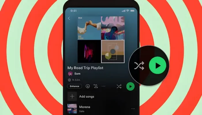 Cara menggunakan Spotify Blend untuk membuat daftar putar bareng teman, bisa sampai 50 lagu