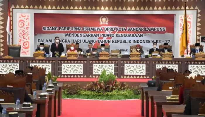 Dewan Tanpa Pemimpin: Sidang Paripurna Istimewa HUT ke-341 Kota Bandar Lampung Tanpa Kursi Anggota