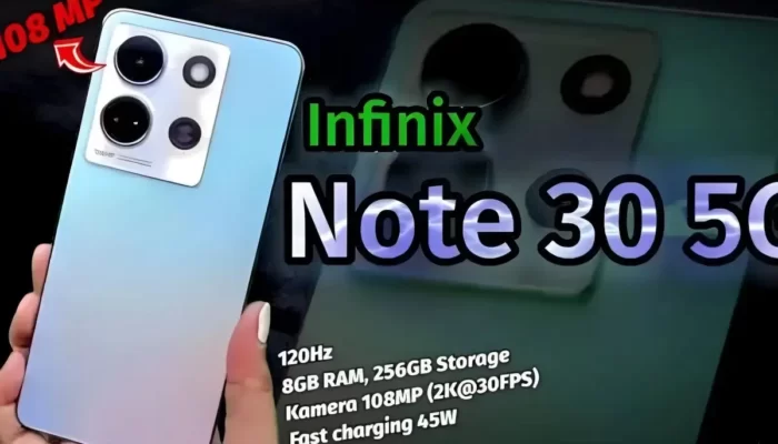 Infinix Note 30 5G: Kamera 108MP dan Fast Charging 45W, Dapatkan Sekarang dengan Harga Rp2,7 Juta!