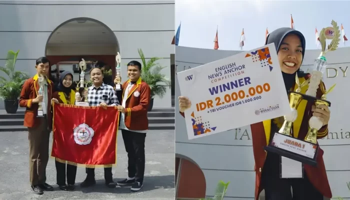 Kemenangan Mahasiswa Universitas Teknokrat Indonesia dalam Lomba Bahasa Inggris International Winaction 2023