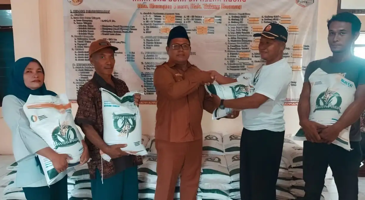 Misi Pemberdayaan Petambak Kampung Bumi Dipasena Agung Bagikan 1.230 kg Beras demi Kesejahteraan 123 Keluarga
