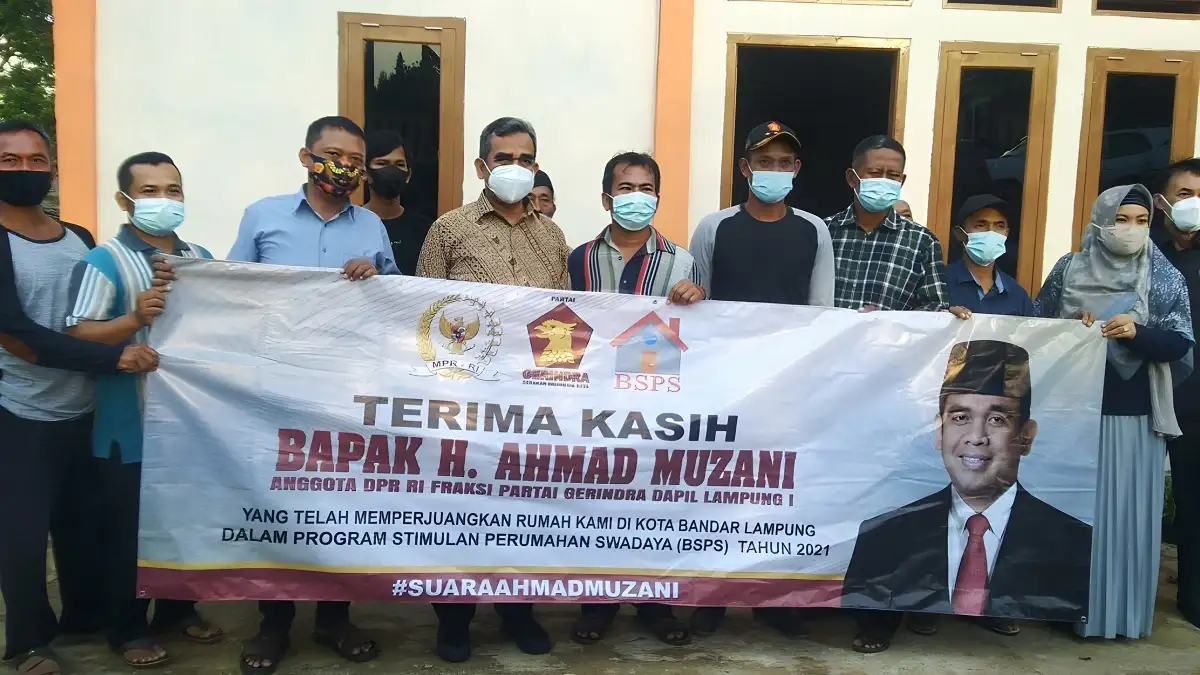 Ahmad Muzani Menggapai Prestasi Gemilang Ratusan Bedah Rumah Sukses Tercapai di Bandar Lampung!