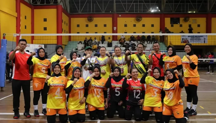 Ini Baru Hebat! Tim Voli Putri Lampung Menggeser Babel dan Tembus Perempat Final di PORNAS KORPRI XVI