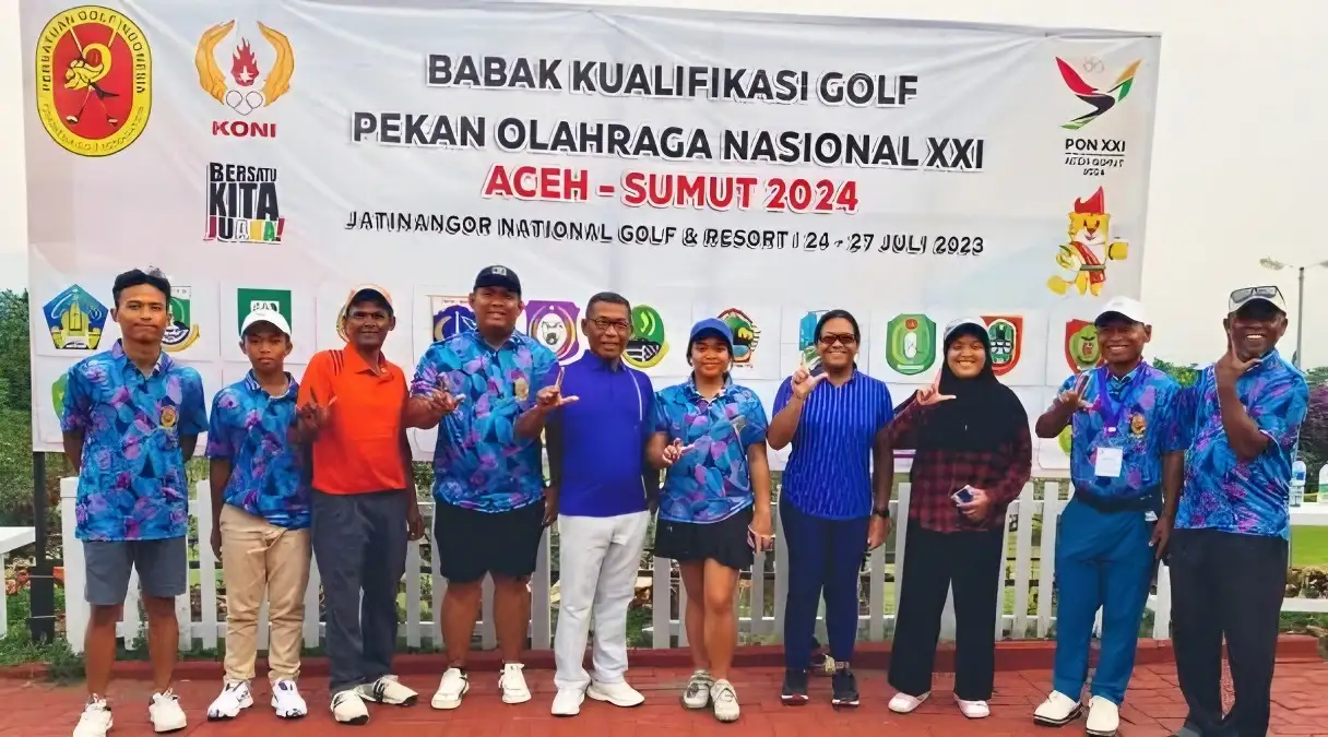 Ketua PGI Mirza Berbangga Golf Putri Lampung Melaju ke PON sebagai Hasil Kerja Keras Bersama!