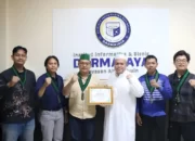 Rektor IIB Darmajaya Memperoleh Kunjungan Menarik dari HMI Cabang Kota Bandar Lampung