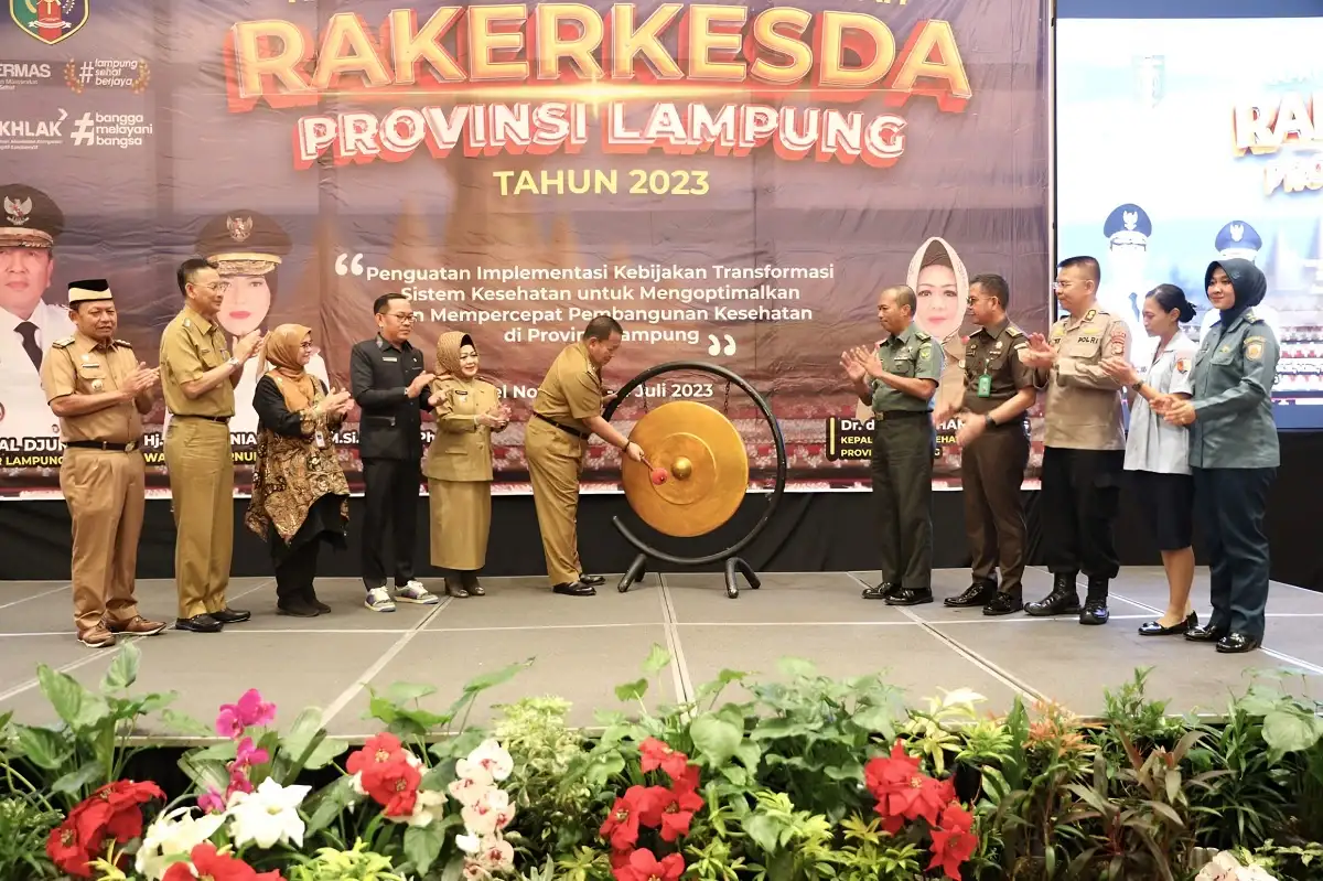 Sinergi Gubernur dan Stakeholder Raker Kesehatan Daerah 2023 di Lampung, Meningkatkan Pelayanan Kesehatan Menuju Kesuksesan