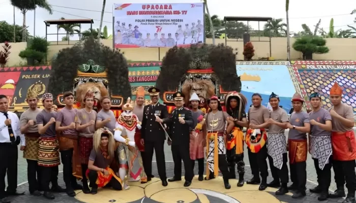 Tampilan Gemilang: Polres Tanggamus dan TNI Memukau dengan Seni Reog Ponorogo