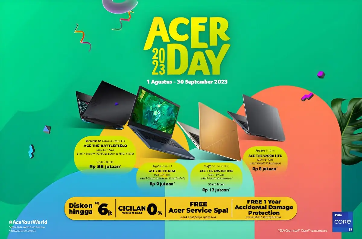 Acer Day 2023 Kejutan Terbaru dengan Laptop Anti-Guncangan!