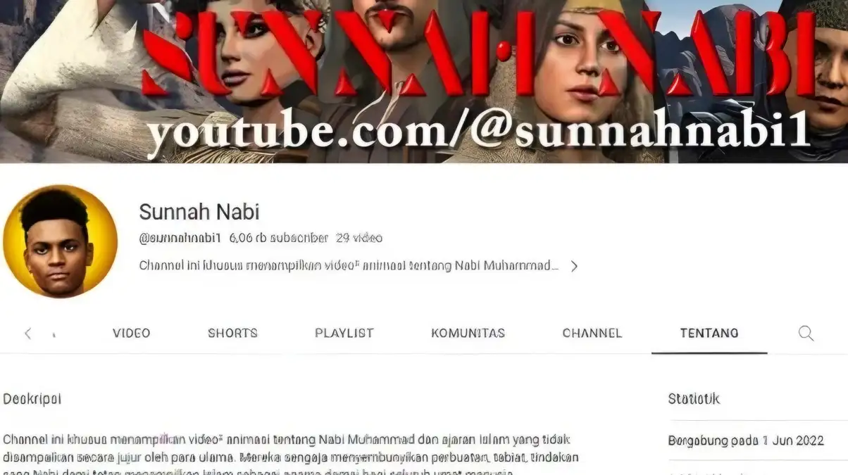 Akun YouTube Sunnah Nabi Dinilai Lecehkan Nabi Muhammad SAW, ini Enam Faktanya
