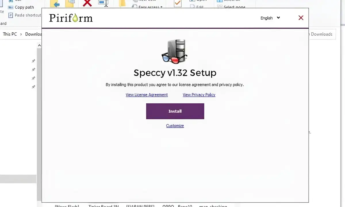 Cara memeriksa spesifikasi komputer menggunakan Piriform Speccy