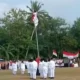 Coba Perbaiki Tali Bendera Terputus, Pelatih Paskibraka Terjatuh Saat Upacara HUT ke 78 RI di Kertosari Lampung Selatan