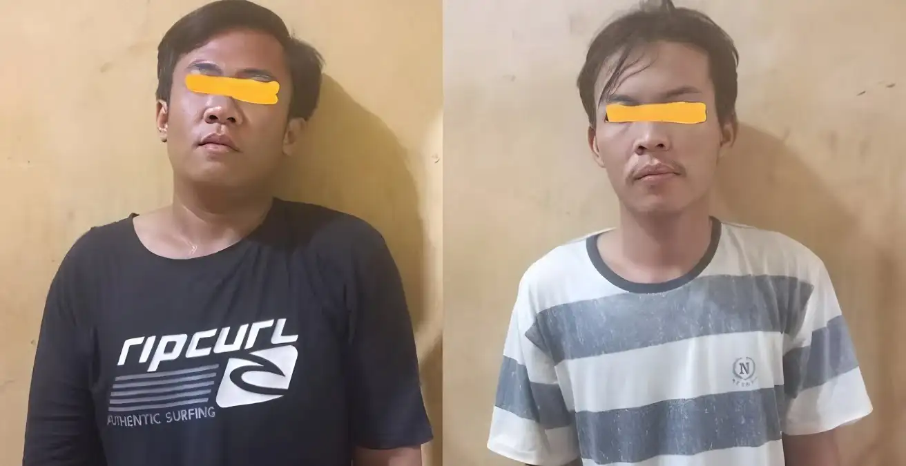 Ditemui Polisi, Dua Pemuda ini Buang Lima Paket Sabu di Jalan Padang Cermin Pesawaran