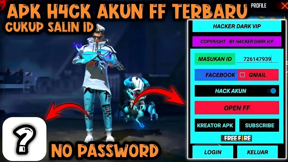 Download APK dan Cara Hack Akun FF, Terbukti Berhasil jadi Free Fire Sultan!