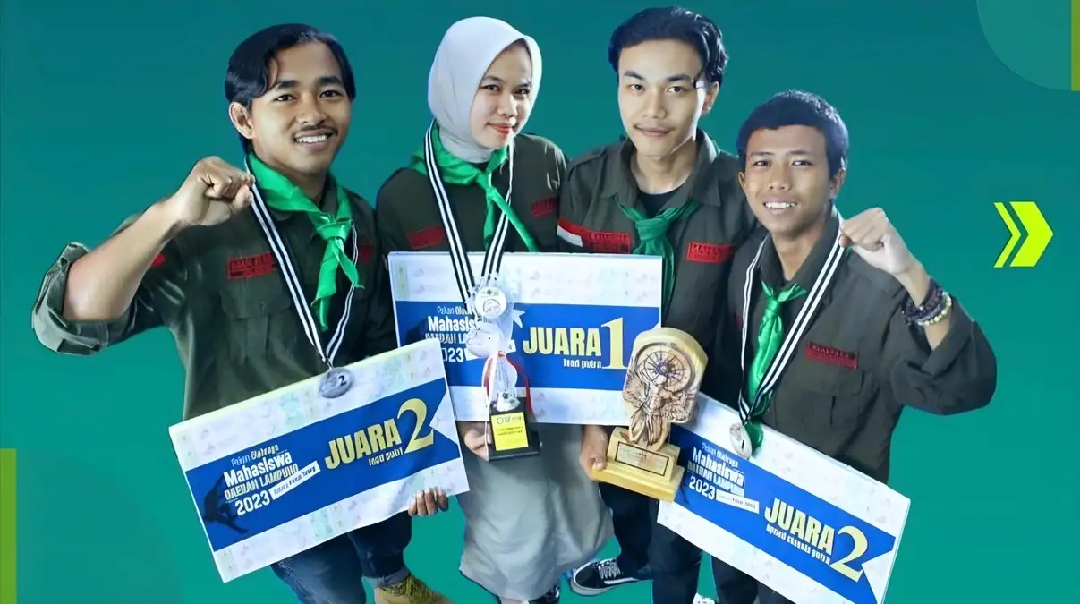 Empat Mahasiswa UKM Mahapala Universitas Malahayati Borong Juara Artala Orientering Nasional