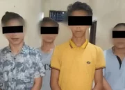 Empat Pemuda Asal Wonosobo Tanggamus Ditangkap Warga Kedapatan Maling Motor di Masjid Bengkunat Pesisir Barat