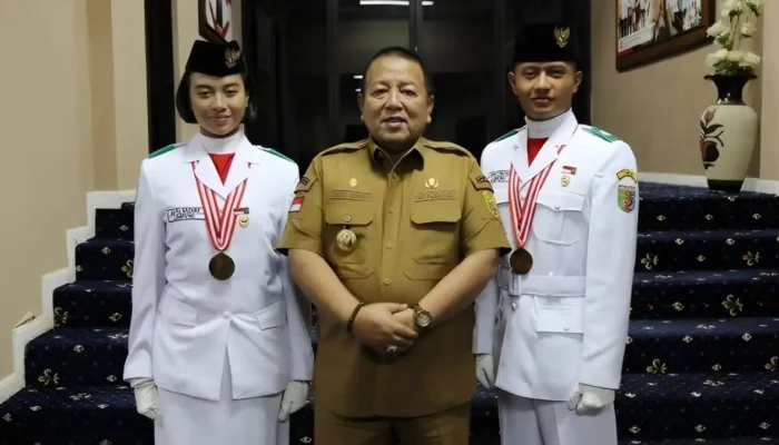 Prestasi Gemilang: Gubernur Arinal Ucapkan Selamat kepada Anggita Nazara dan Frans Siallagan, Bintang Paskibraka Lampung