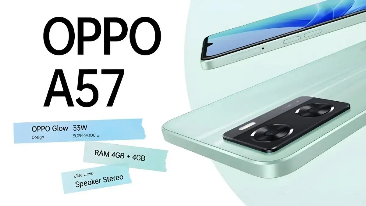 HP OPPO A57 Punya Layar Cerah dan Tangguh, Tahan dari Percikan Air!