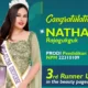 Mahasiswi Universitas Malahayati Runner Up Tiga International Contest Miss Ultra Universe 2023 di Brazil