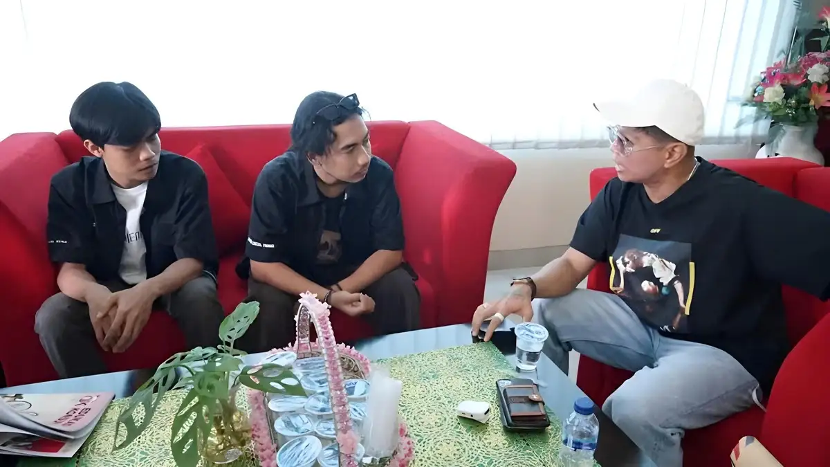 Miliki Karya Sendiri, Andika Kangen Band Ajak UKMBS Musik IIB Darmajaya Rekaman