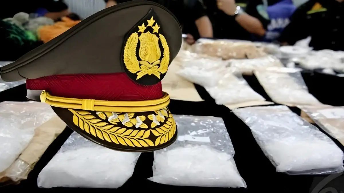 Oknum Anggota Polsek Merbau Mataram Lampung Selatan Ditangkap Karena Diduga Terlibat Kasus Narkoba