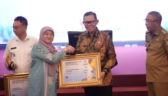 Pemprov Lampung Memperoleh Penghargaan Bergengsi BKN Award 2023