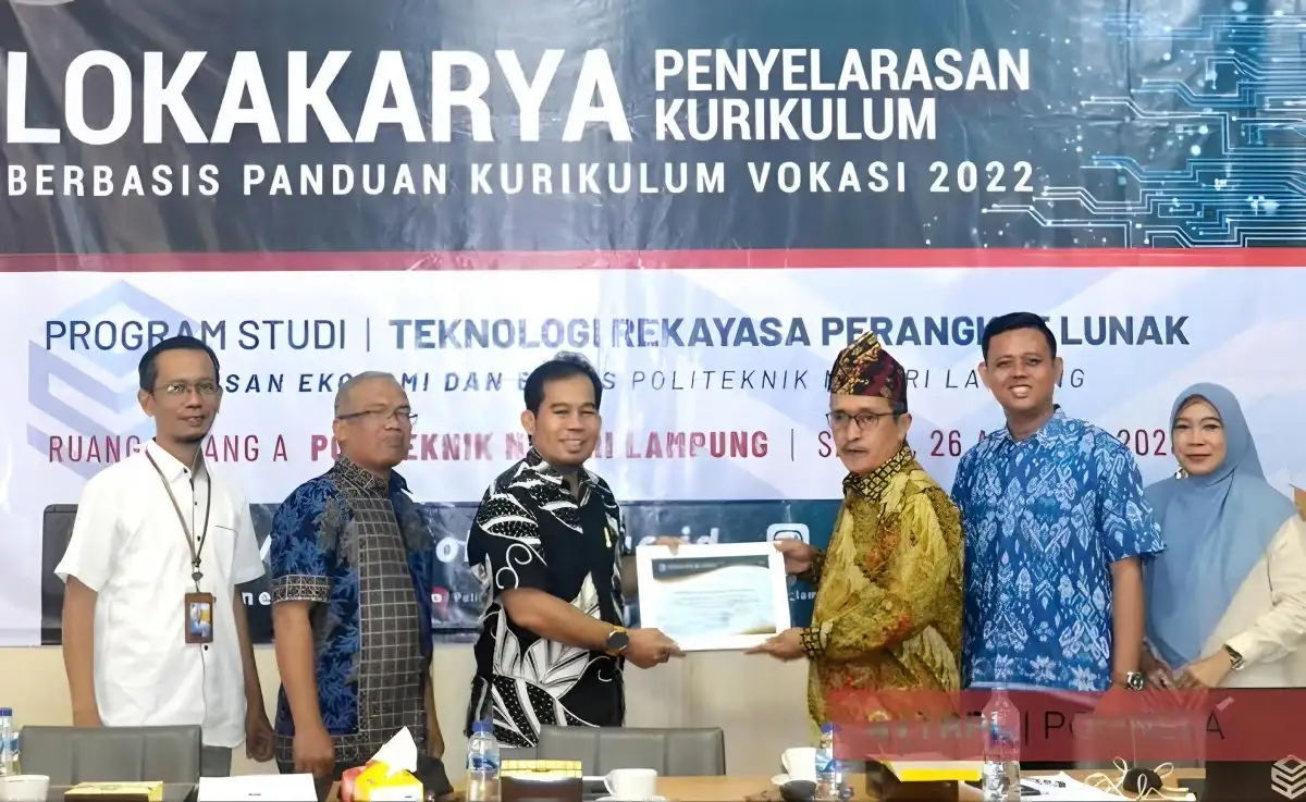 Prodi TRPL Politeknik Negeri Lampung, Gelar FGD Kurikulum Selaraskan Dunia Usaha Dunia Industri