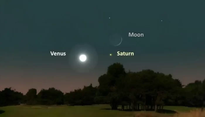 Fenomena Langka: Bulan Berdampingan dengan Planet Saturnus, Malam Ini Tonton Tanpa Alat Bantu!