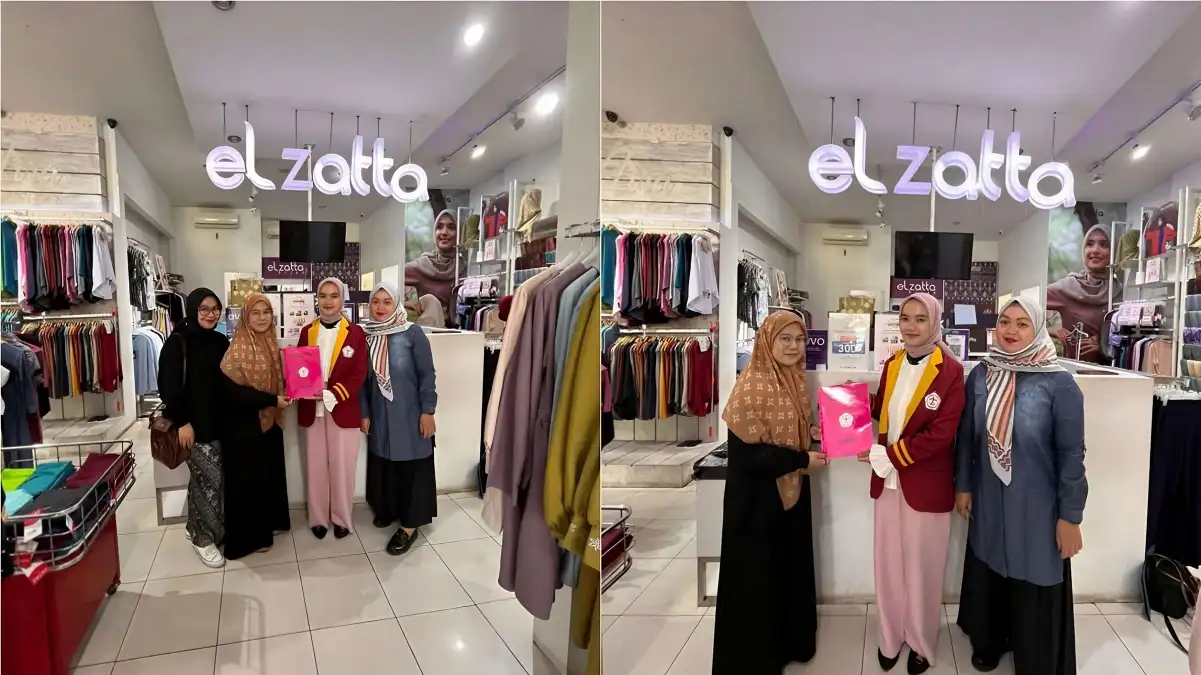 Mahasiswi UTI, Riset Celebrity Endorser, Citra merek, dan Desain di Galeri Elzatta Lampung
