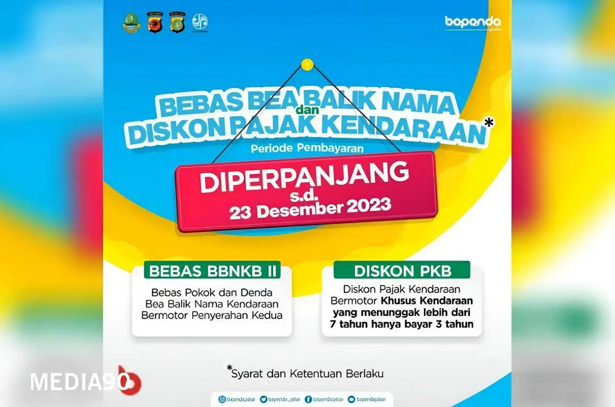 Pemutihan Pajak Kendaraan Jawa Barat Diperpanjang Hingga 23 Desember 2023