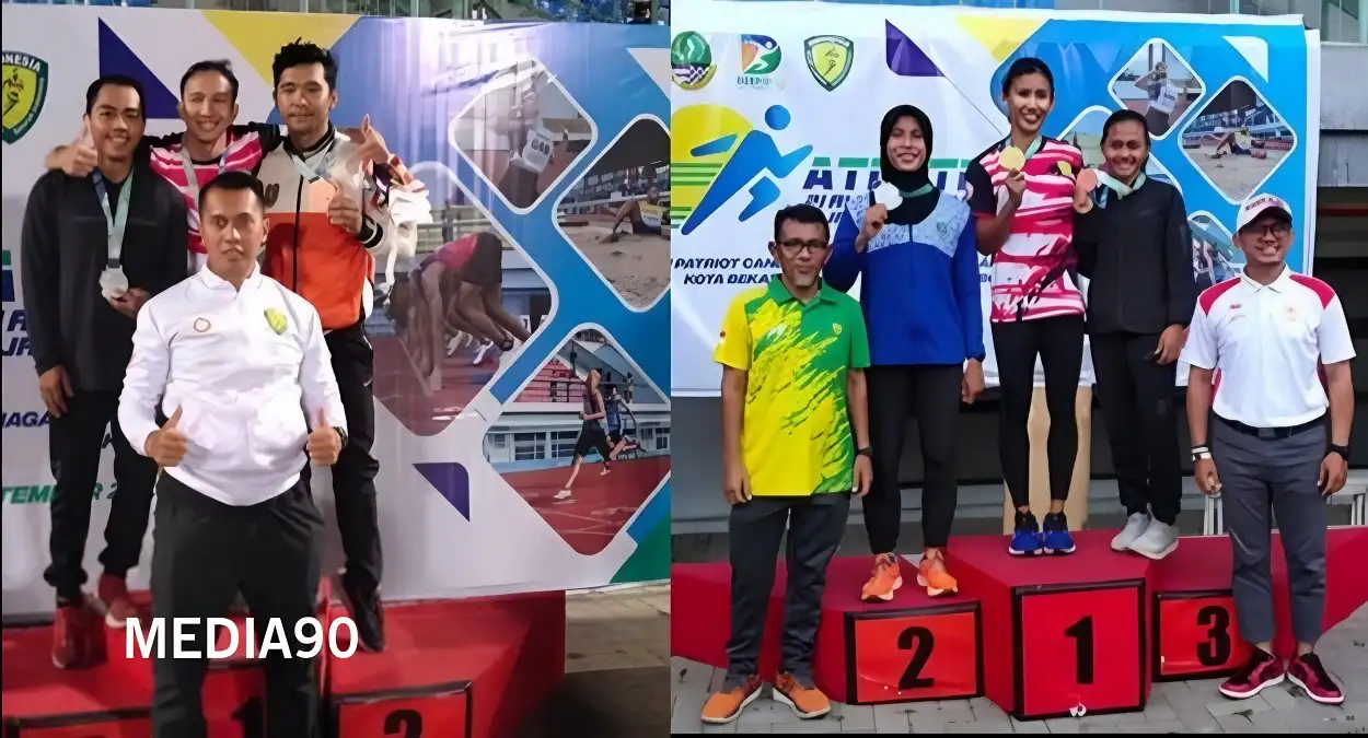 Raih Medali di Jabar Open 2023, Kakak Adik Atlet Atletik Asal Pringsewu ini Wakili Lampung Lolos ke PON 2024