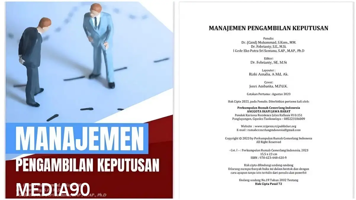 Wakil Rektor I Universitas Malahayati Terbitkan Buku Manajemen Pengambilan Keputusan