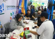 Unila Berikan Layanan Pemeriksaan Kesehatan Gratis dan Inovasi Mahasiswa di Pekan Raya Lampung 2023
