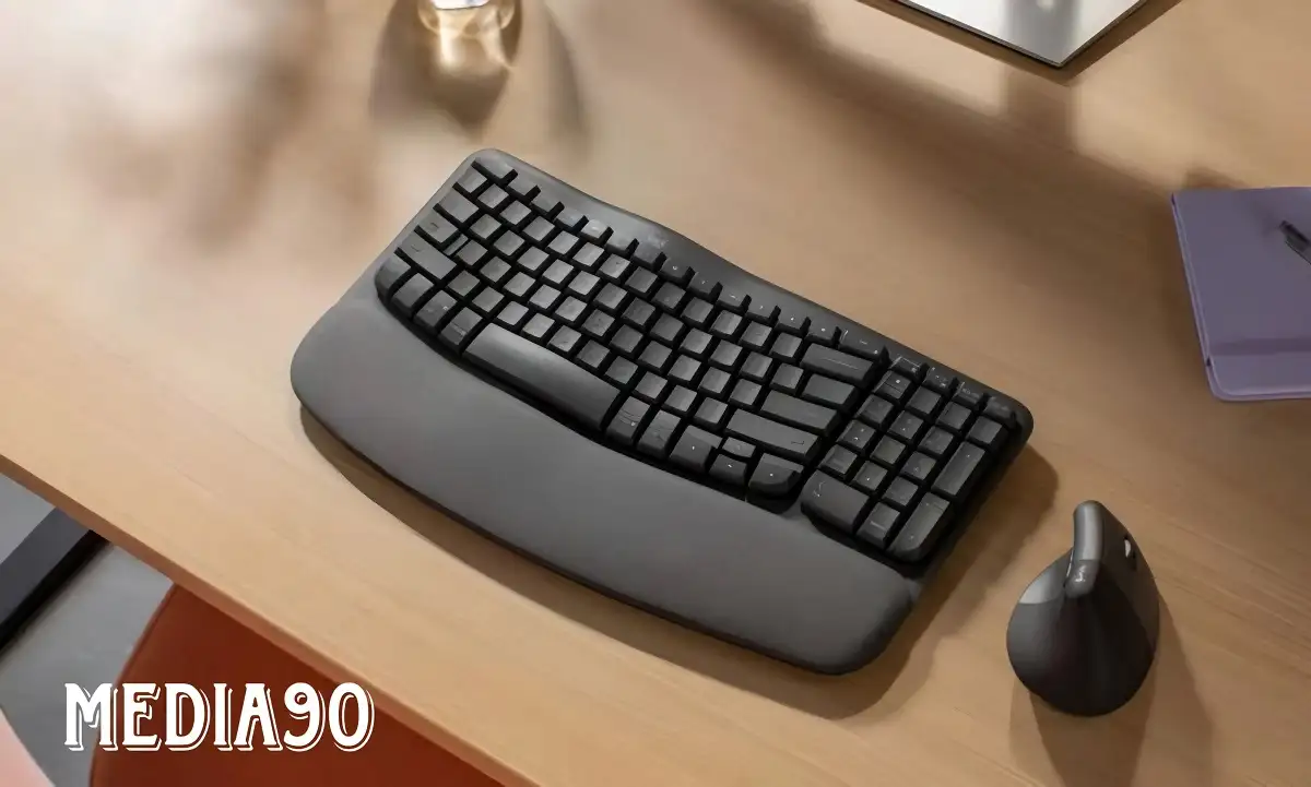 Logitech resmi luncurkan Wave Keys, keyboard wireless ergonomis