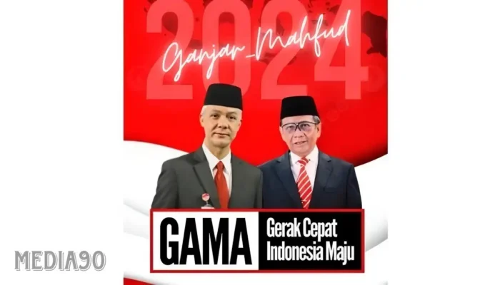 Poster Gama Ganjar-Mahfud Viral di Media Sosial Sebelum Pengumuman Megawati