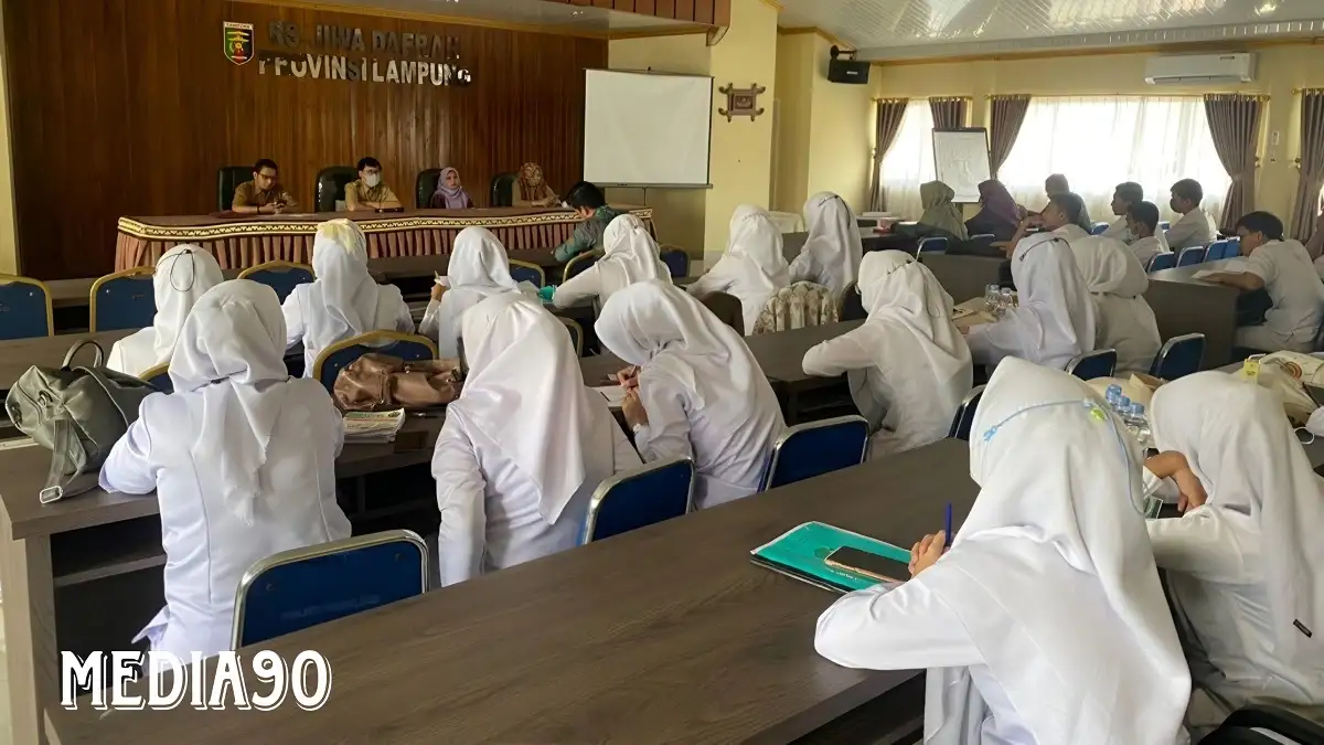 Puluhan Mahasiswa Profesi Ners Universitas Malahayati Ikuti Praktik Klinik di Rumah Sakit Jiwa Lampung