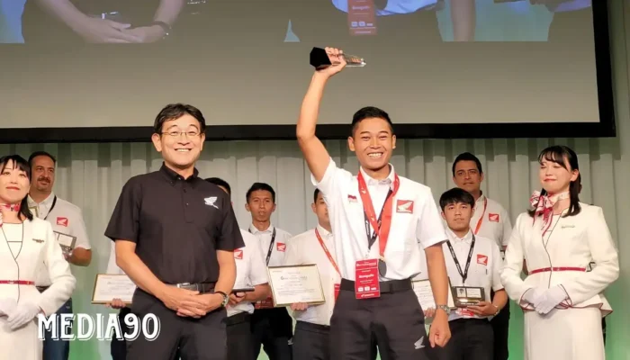 Teknisi Indonesia yang Dibina oleh AHM Meraih Kemenangan di Kompetisi GTC Dunia di Jepang