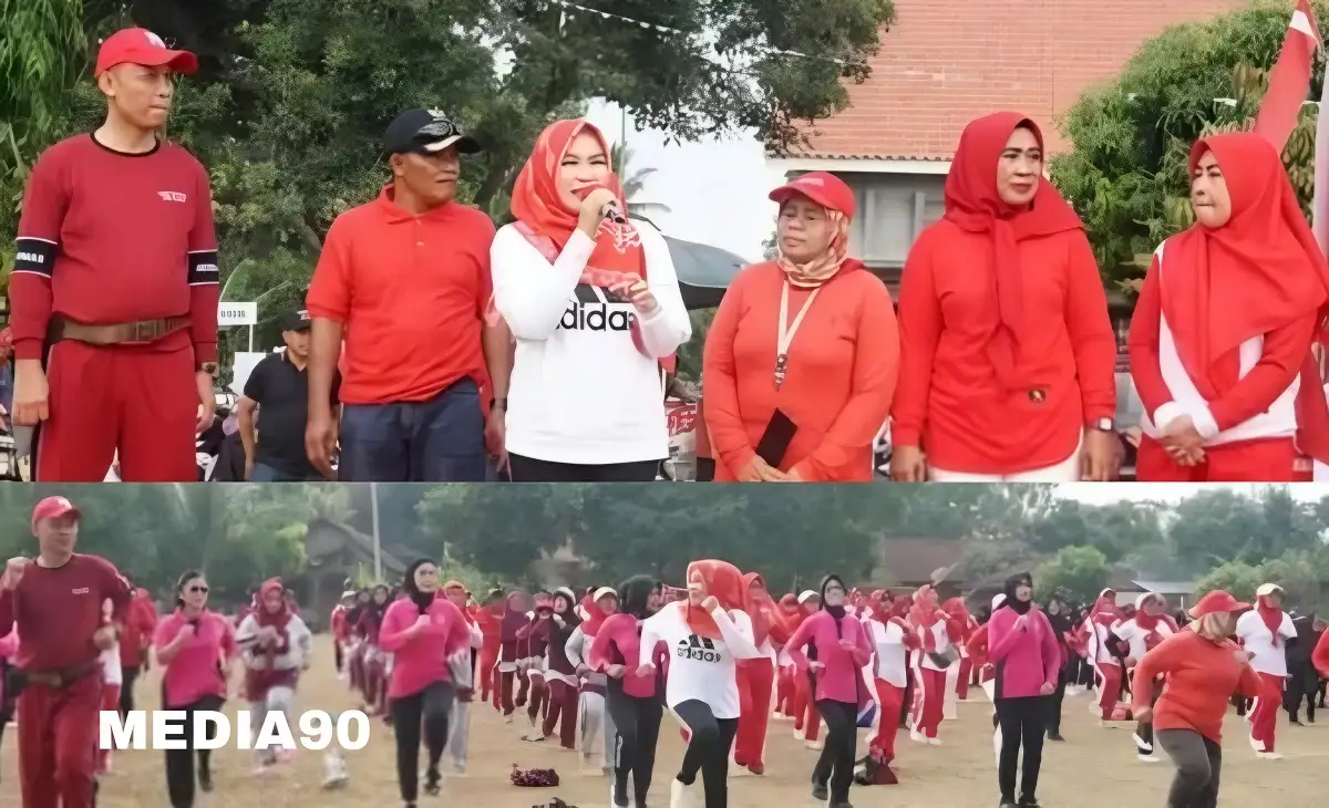 YJI dan Konverta Mitra Abadi Gelar Gerakan Masyarakat Sehat di Mandah Natar Lampung Selatan