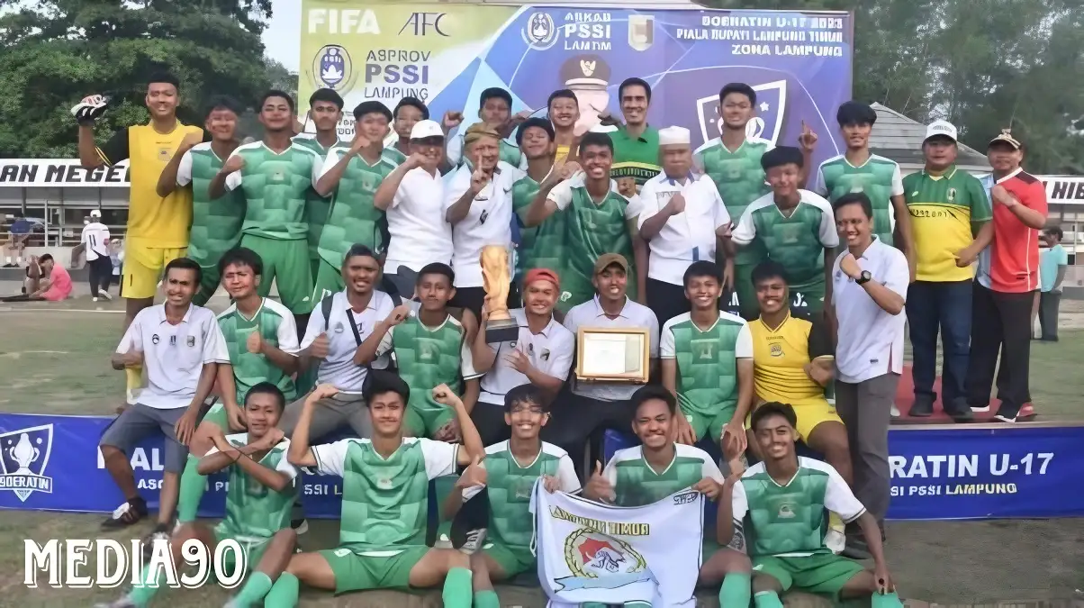 Bekuk Kresna Metro 1-0, Persilamtim Lampung Timur Maju Tingkat Nasional Usai Juarai Piala Soeratin U-17
