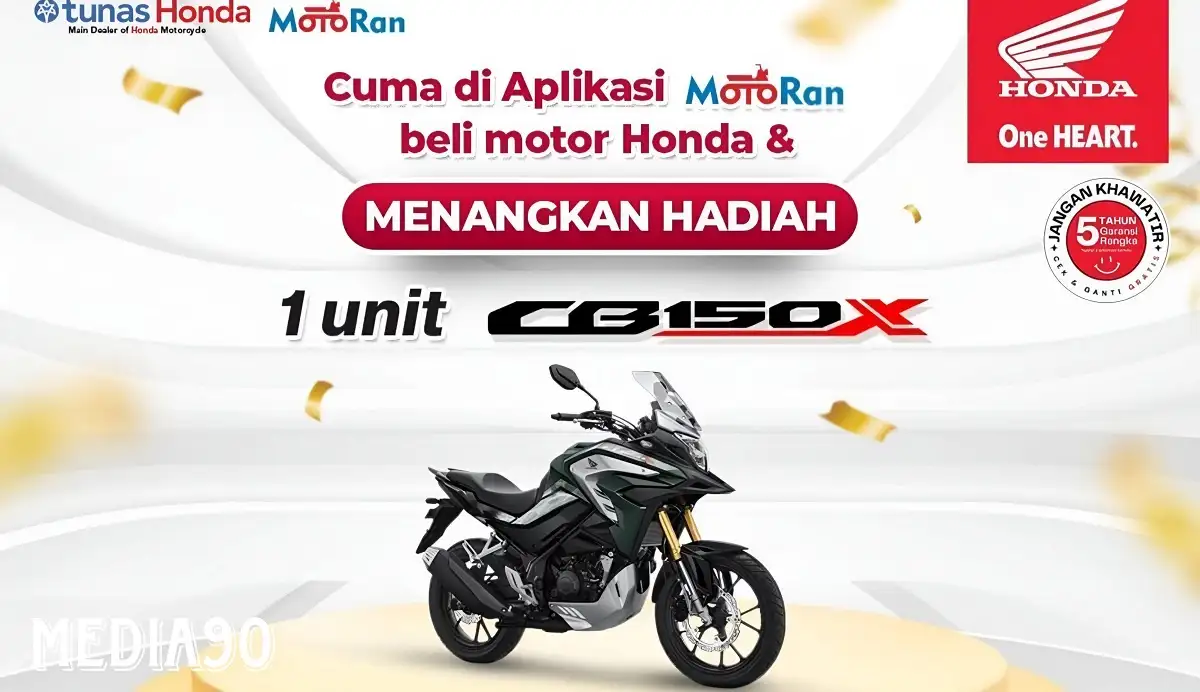 Beli Motor Honda di Yukum Jaya Lampung Tengah November 2023, Bisa Menangkan Undian Motor CB150X