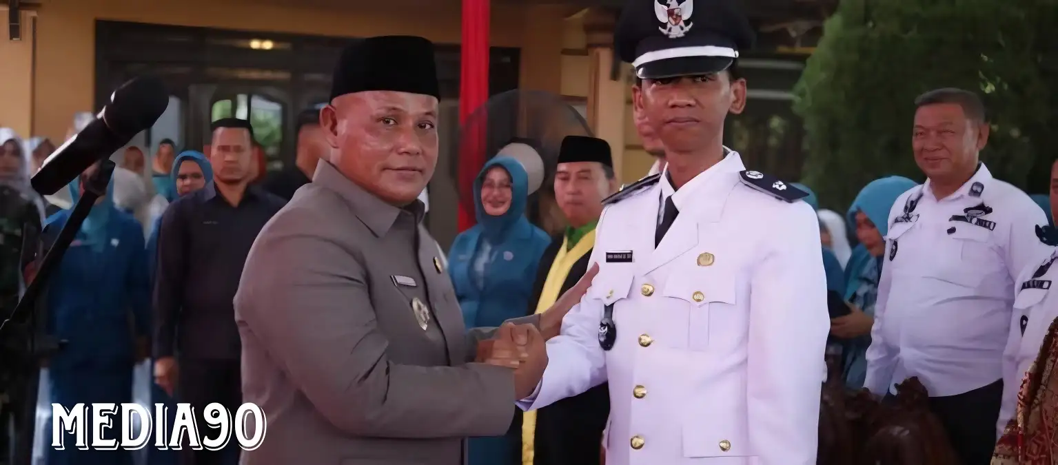 Bupati Lampung Selatan Lantik Fani Renaldi Hartawan Jadi Kades Negara Ratu Natar