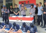 Enam Pria Asal Jati Agung dan Bandar Lampung Tertangkap Usai Mencoba Merampok Mobil di Metro dengan Dalih Sebagai Aparat TNI Polri