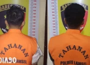 Curi Motor Tetangga, Dua Pria Asal Tanjung Sari ini Ditangkap Polsek Tanjung Bintang