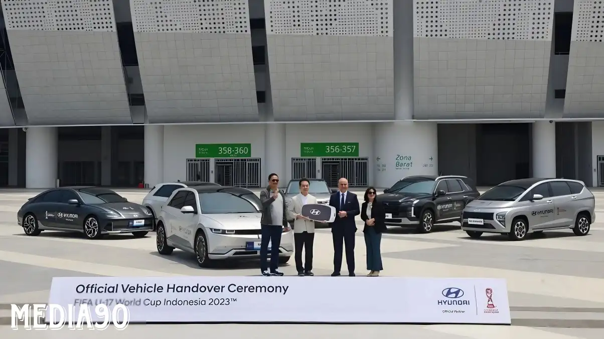Dukung FIFA U-17 World Cup Indonesia 2023, Hyundai Serahkan 148 Unit Mobil