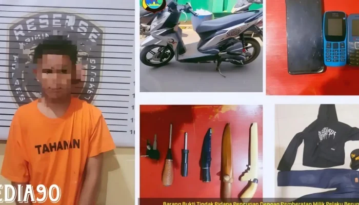 Operasi Presisi Polisi Berhasil Menggulung Pelaku Pencurian Motor di Bandar Lampung