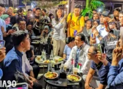 Bakal Calon Wakil Presiden Gibran Rakabuming Raka Ngopi Bareng Pengusaha Milenial di Lampung