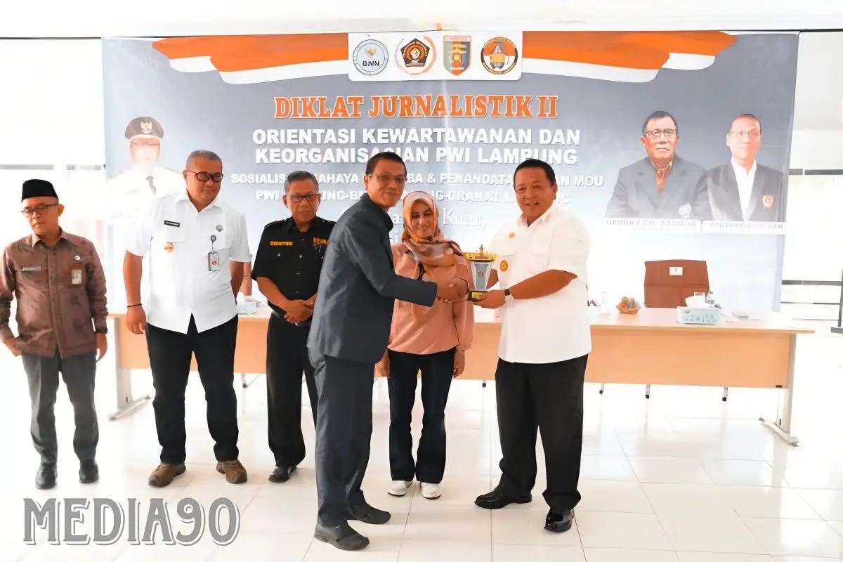 Gubernur Arinal Buka Diklat Wartawan Muda PWI Lampung Angkatan II Tahun 2023