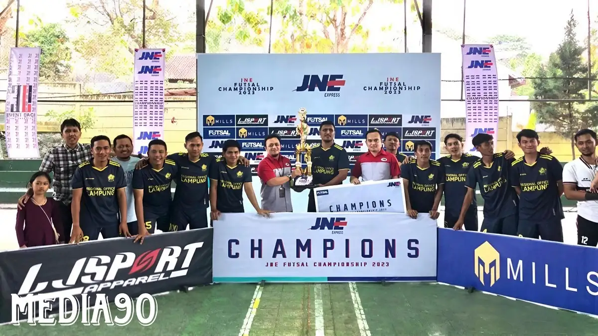 JNE Lampung Sukses Gelar Kejuaraan Futsal Championship 2023, Gudang Garam Keluar Jadi Juara