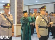 Serah Terima Kepemimpinan Kapolres Lampung Barat: AKBP Ryky Siap Kawal Pengamanan Pemilu dengan Cermat