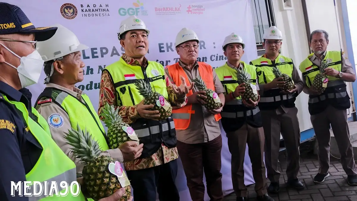 Nanas dan Perikanan Lampung Meroket ke Pasar Global, Kini Diekspor ke Tiongkok, Amerika, dan Jepang